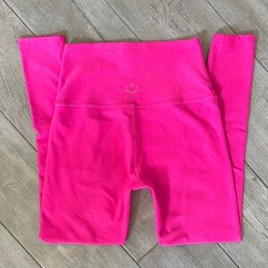 Beyond Yoga Hot Pink High-Rise Leggings